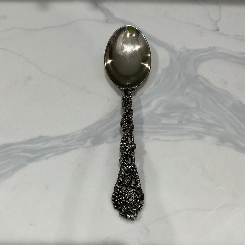 Godinger Vintage Silver Plated 10.5” Serving Spoon